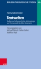 Textwelten : Studien zur Kulturgeschichte, Anthropologie und Hermeneutik des Alten Testaments - eBook