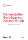 Darmstadter Beitrage zur neuen Musik : Band 22 - eBook