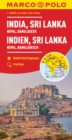 India, Sri Lanka, Nepal, Bangladesh Marco Polo Map - Book