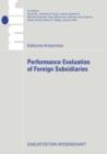 Performance Evaluation of Foreign Subsidiaries - eBook