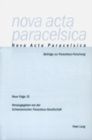 Nova ACTA Paracelsica : Neue Folge 15/2001 - Book