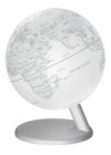 White Illuminated Globe 15cm : White Globe by Stellanova with USB port - Book