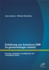 Einfuhrung von Salesforce CRM im gemeinnutzigen Umfeld: Planung, Architektur und Migration der vorhandenen Daten - eBook