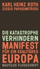Die Katastrophe verhindern : Manifest fur ein egalitares Europa - Nautilus Flugschrift - eBook
