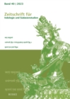 Zeitschrift fur Indologie und Sudasienstudien : Band 40 (2023) - eBook