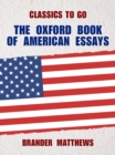 The Oxford Book of American Essays - eBook