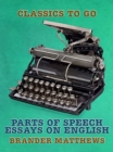 Parts of Speech, Essays on English - eBook