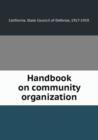 Handbook on community organization - Book
