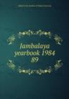 Jambalaya yearbook 1984 - Book