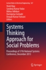 Systems Thinking Approach for Social Problems : Proceedings of 37th National Systems Conference, December 2013 - eBook