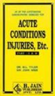 Acute Conditions, Injuries, Etc - Book