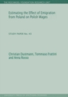 Estimating the Effect of Emigration from Poland on Polish Wages - Book