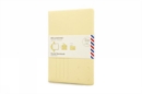 Moleskine Postal Notebook - Large Frangipane Yellow - Book