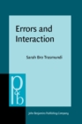 Errors and Interaction : A cognitive ethnography of emergency medicine - eBook
