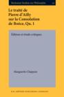 Le traite de Pierre d'Ailly sur la Consolation de Boece, Qu. 1 : Edition et etude critiques - eBook