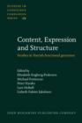 Content, Expression and Structure : Studies in Danish functional grammar - eBook