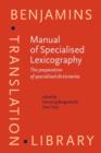 Manual of Specialised Lexicography : The preparation of specialised dictionaries - eBook