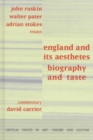 England and its Aesthetes : Biography and Taste - Book