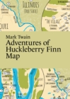 Mark Twain, Adventures of Huckleberry Finn Map - Book