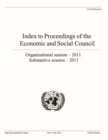 Index to the Proceedings of the Economic and Social Council 2011 - Book