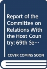 Report of the Committee on Relations with the Host Country - Book