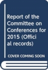 Report of the Committee on Conferences for 2015 - Book