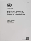 Report of the Committee on the Exercise of the Inalienable Rights of the Palestinian People - Book