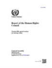 Report of the Human Rights Council : twenty-fifth special session (21 October 2016) - Book