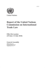 Report of the United Nations Commission on International Trade Law : fifty-first session (25 June-13 July 2018) - Book