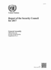 Report of the Security Council for 2017 - Book