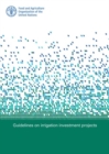 Guidelines on irrigation investment projects - Book