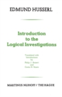 Introduction to the Logical Investigations : A Draft of a Preface to the Logical Investigations (1913) - eBook