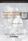 Derecho natural y positivismo juridico - eBook