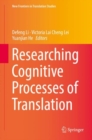 Researching Cognitive Processes of Translation - eBook