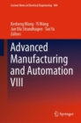 Advanced Manufacturing and Automation VIII - eBook