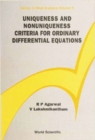 Uniqueness And Nonuniqueness Criteria For Ordinary Differential Equations - eBook