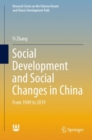 Social Development and Social Changes in China : From 1949 to 2019 - eBook