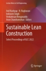 Sustainable Lean Construction : Select Proceedings of ILCC 2022 - Book