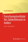 Forschungsinstitute fur Zahlentheorie in Indien : Im 20. Jahrhundert - eBook