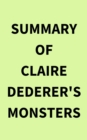 Summary of Claire Dederer's Monsters - eBook