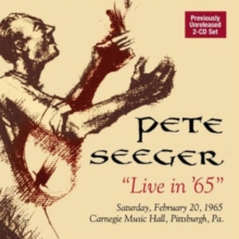 Live in '65: Saturday, February 20, 1965 Carnegie Music Hall, Pittsburgh, Pa., CD / Album Cd Live in '65: Saturday, February 20, 1965 Carnegie Music Hall, Pittsburgh, Pa., CD / Album Cd