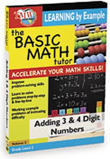 The Basic Math Tutor: Adding 3 and 4 Digit Numbers, DVD DVD The Basic Math Tutor: Adding 3 and 4 Digit Numbers, DVD DVD