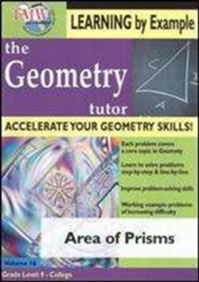 Geometry Tutor: Area of Prisms, DVD DVD Geometry Tutor: Area of Prisms, DVD DVD