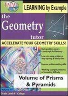 Geometry Tutor: Volume of Prisms and Pyramids, DVD DVD Geometry Tutor: Volume of Prisms and Pyramids, DVD DVD