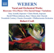 Anton Webern: Vocal and Orchestral Works, CD / Album Cd Anton Webern: Vocal and Orchestral Works, CD / Album Cd
