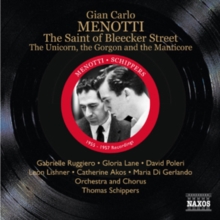 Gian Carlo Menotti: The Saint of Bleecker Street, CD / Album Cd Gian Carlo Menotti: The Saint of Bleecker Street, CD / Album Cd