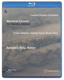 Memorial Concert for Claudio Abbado, Blu-ray BluRay Memorial Concert for Claudio Abbado, Blu-ray BluRay