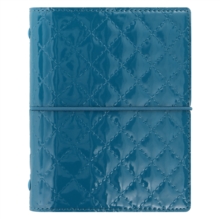 Filofax Pocket Domino Luxe teal organiser, Paperback Book Filofax Pocket Domino Luxe teal organiser, Paperback Book