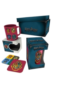 HP - Crests (Mug & Glass, 2 Coasters), Toy Book HP - Crests (Mug & Glass, 2 Coasters), Toy Book