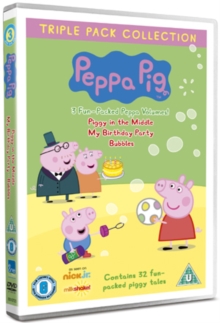 Peppa Pig: Piggy in the Middle/My Birthday Party/Bubbles, DVD DVD Peppa Pig: Piggy in the Middle/My Birthday Party/Bubbles, DVD DVD